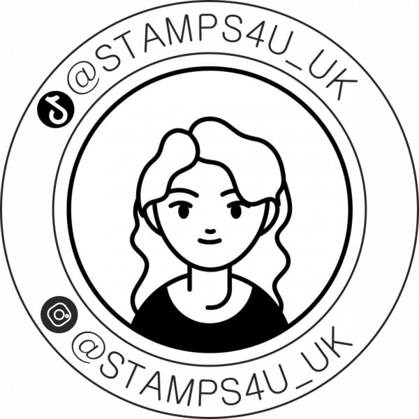 Custom Social Media Stamp | Business Logo Stamp | Instagram, Tik Tok, Facebook, Snapchat Stamp