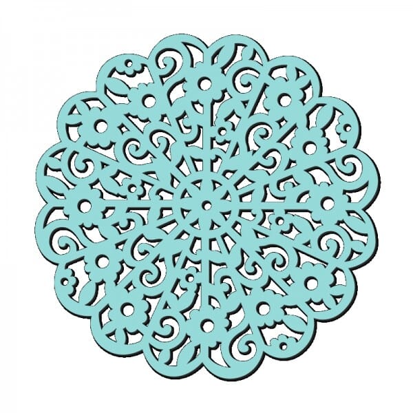Sue Dix Designs - Sweet Dixie Flower Burst Stencil