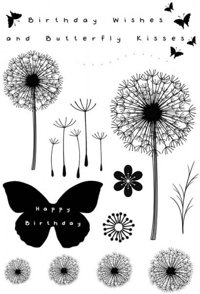 Sweet Dixie - MM Birthday Kisses Clear Stamps