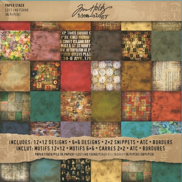 Tim Holtz idea-ology - Paper Stash, Lost and Found (36 pag