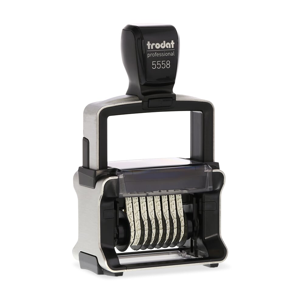 Trodat Professional Numberer 5558PL - 8 bands, 2+2 lines
