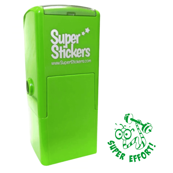 Teacher Stamp | Education Stamp - Super Effort Worm