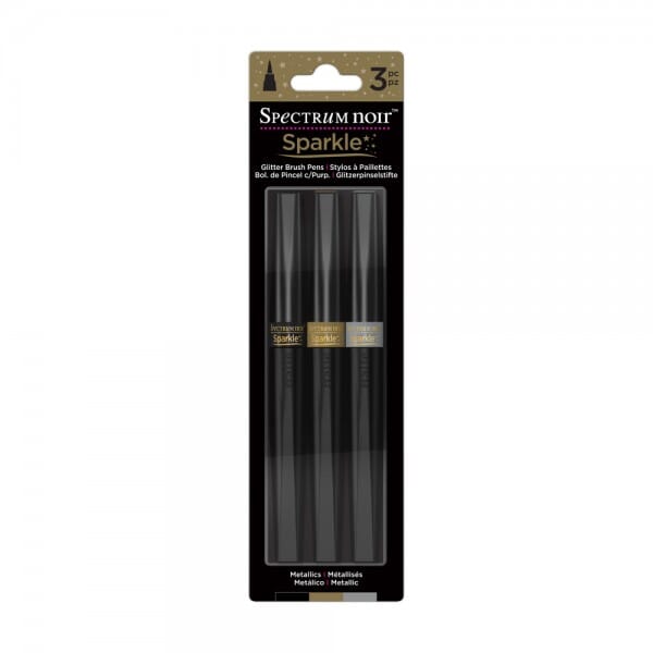 Spectrum Noir 3pk Sparkle Pens Set - Metallic