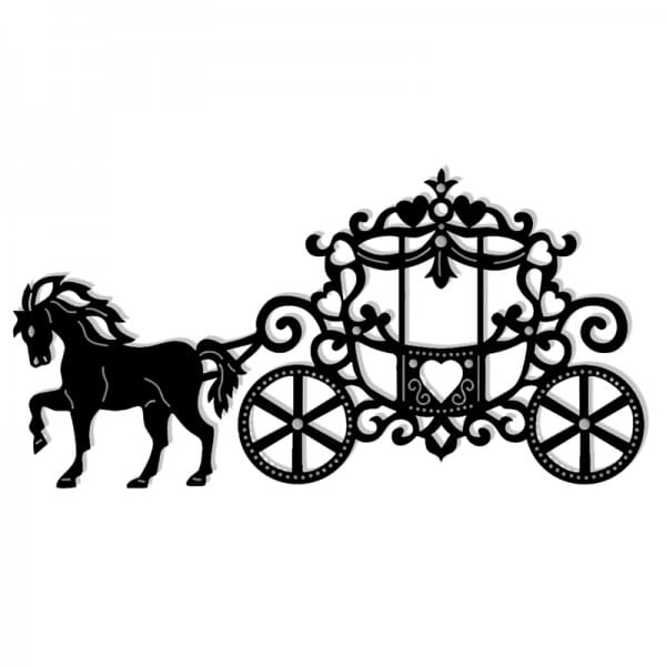 Sue Dix Designs - Fairy Tale Coach and Horse Sweet Dixie Die Summer Collection