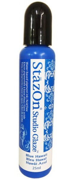 Tsukineko - Stazon Studio Glaze Blue Hawaii