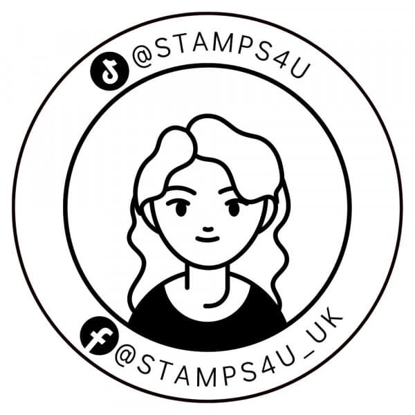 Custom Social Media Stamp | Business Logo Stamp | Tik Tok, Facebook Stamp