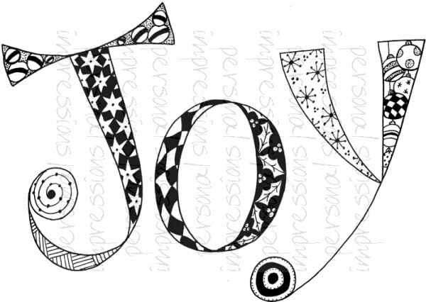 Lindsay Mason Designs - Zendoodle Joy Ready To Go Clear Stamp