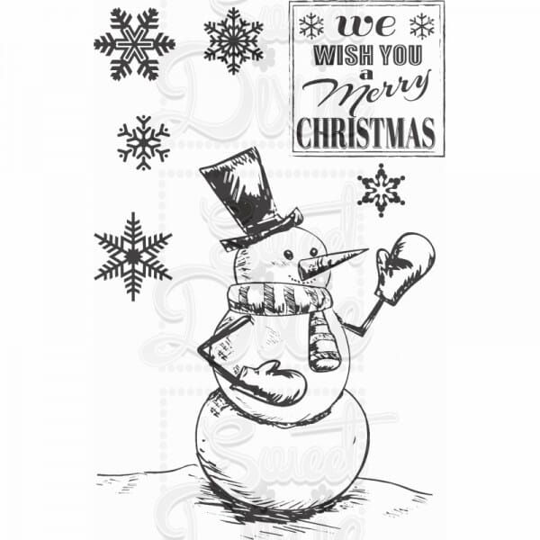 Kath Halstead Designs - Mr Frosty Clear Stamp A6