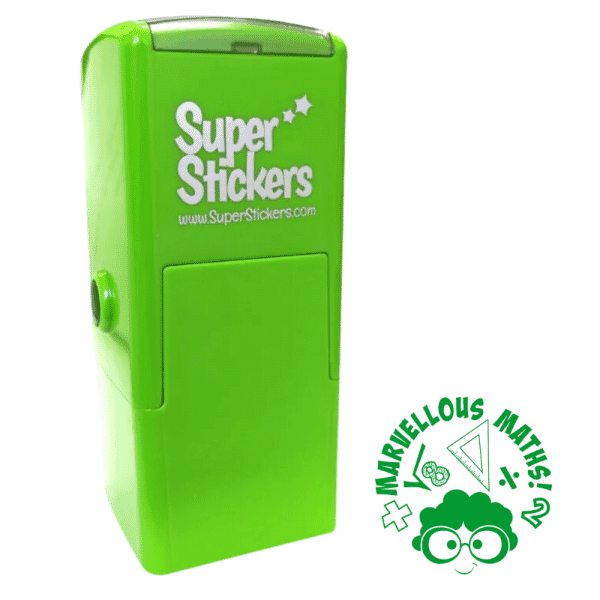 Teacher Stamp | Education Stamp - Marvellous Maths Happy Face