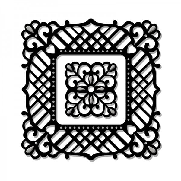 Sue Dix Designs - Lattice Square Sweet Dixie Die Summer Collection