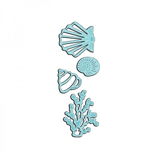 Sue Dix Designs - Seashells Sweet Dixie Die