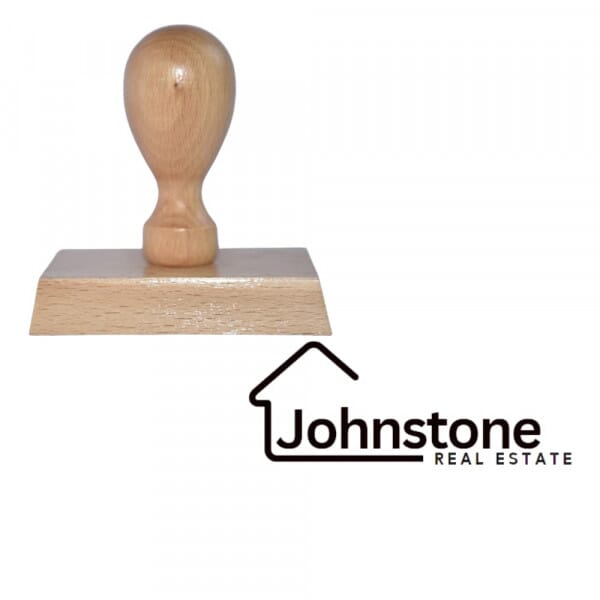 Trodat Wooden Stamp 60x20mm