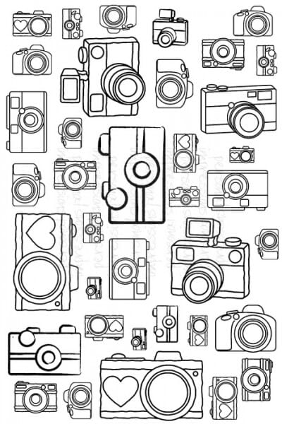 Sweet Dixie - MM Snap Background - Clear Stamp