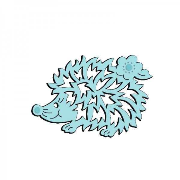 Sue Dix Designs - Cute Hedgehog Mini Dies