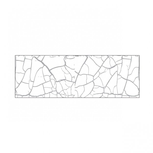 Little B - Little B Silver Crackle 15mm x 20m Tape
