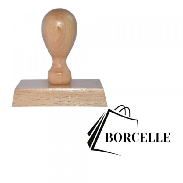 Trodat Wooden Stamp 80x50mm