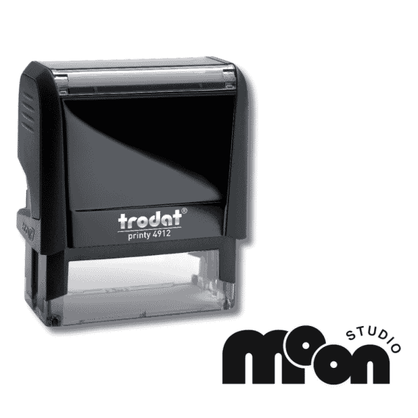 Custom Packaging Logo &amp; Name Stamp - 47 x 18mm