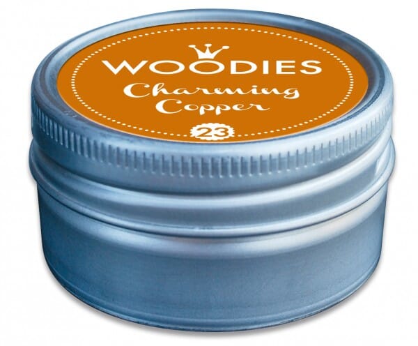 Woodies stamp pad Charming Copper