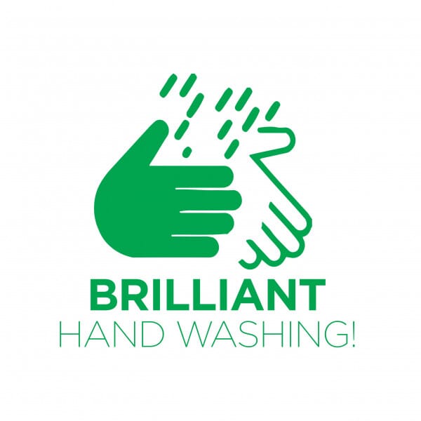 Brilliant Hand Washing - Teacher Stamp 4933 23 x 23mm
