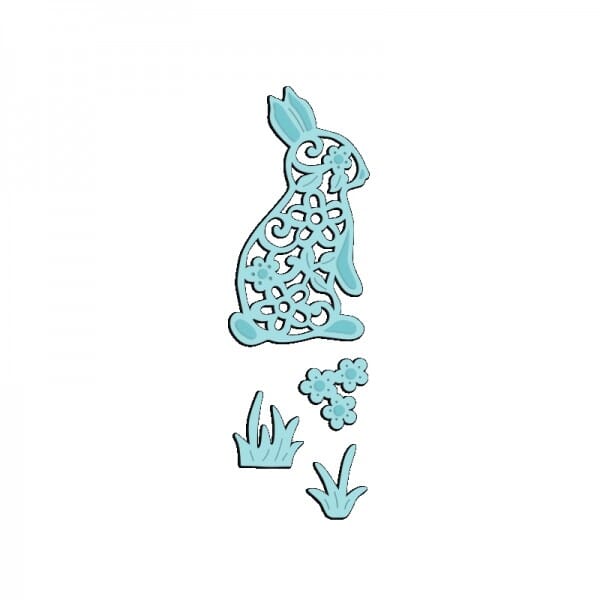 Sue Dix Designs - Upright Rabbit Mini Dies