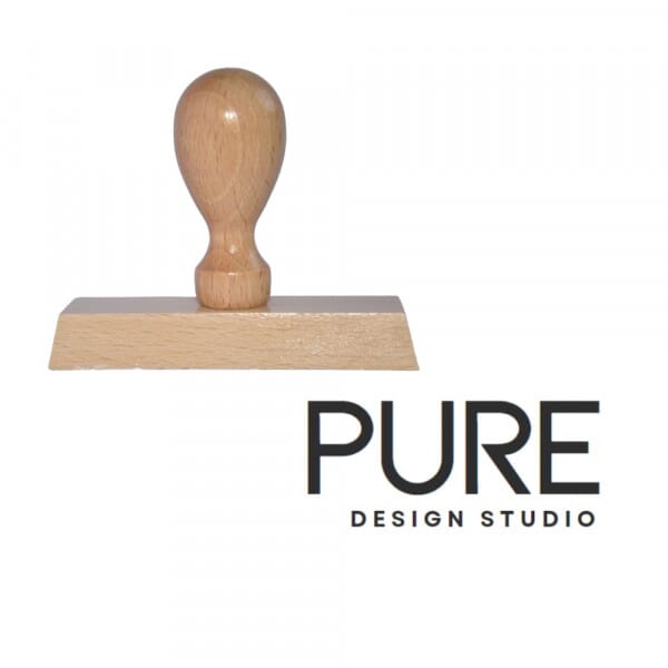 Trodat Wooden Stamp 100x50mm