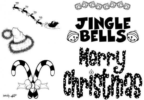 Art Stamps - Jingle Bells Clear Stamp