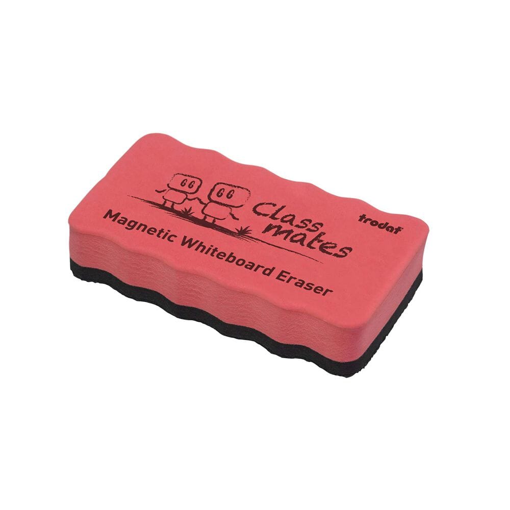 Magnetic Whiteboard Eraser - Red | stamps4u.co.uk