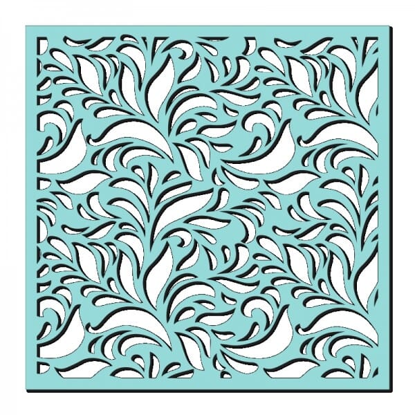 Kath Halstead Designs - Sweet Dixie Fern Flourish Stencil