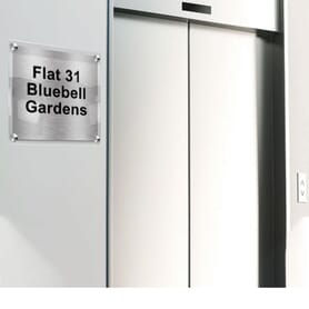Square Stand Off Door Signs