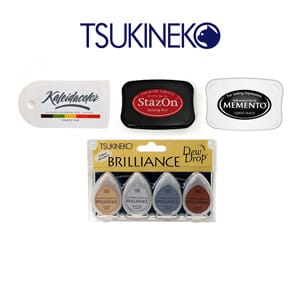 Tsukineko Memento Ink Pad Large Rubber Stamp Pads Quick Dry Dye - All  Colours
