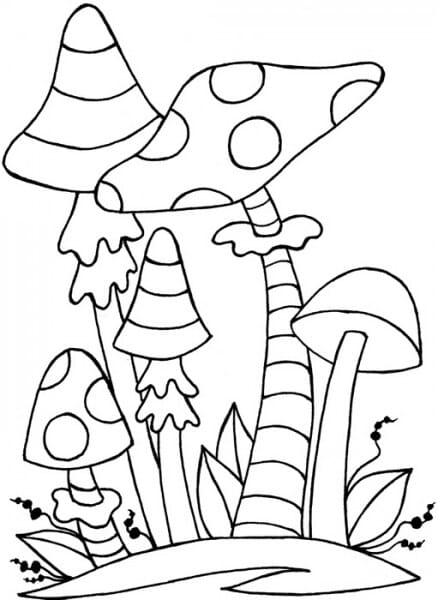 Lindsay Mason Designs - Zendoodles Toadstools Clear Stamps