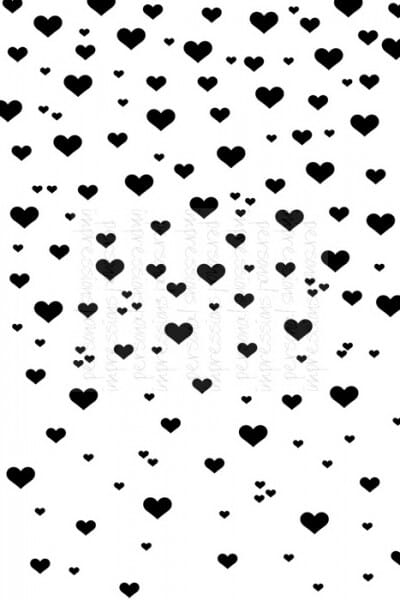 Sweet Dixie - MM Hearts a Plenty Background - Clear Stamp