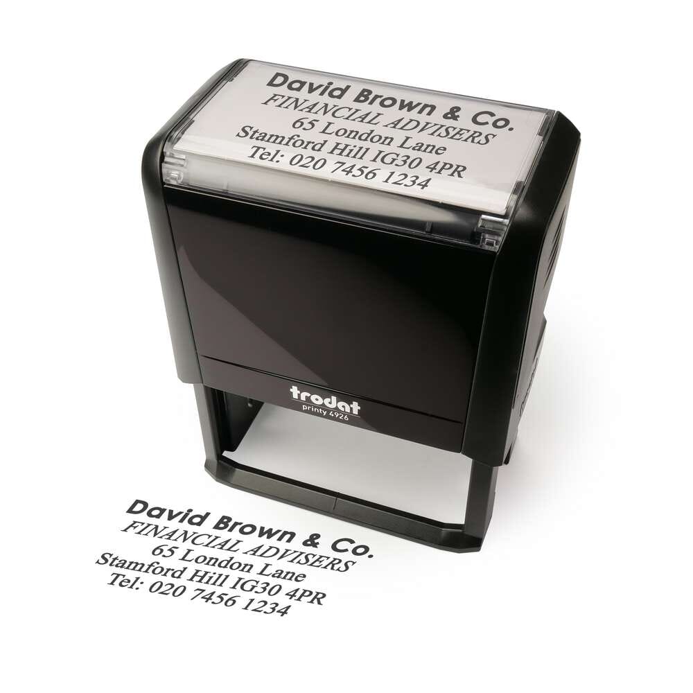 StampMark For Deposit Only Customized Office Self Inking Stamp - Up To Five Lines - View #9
