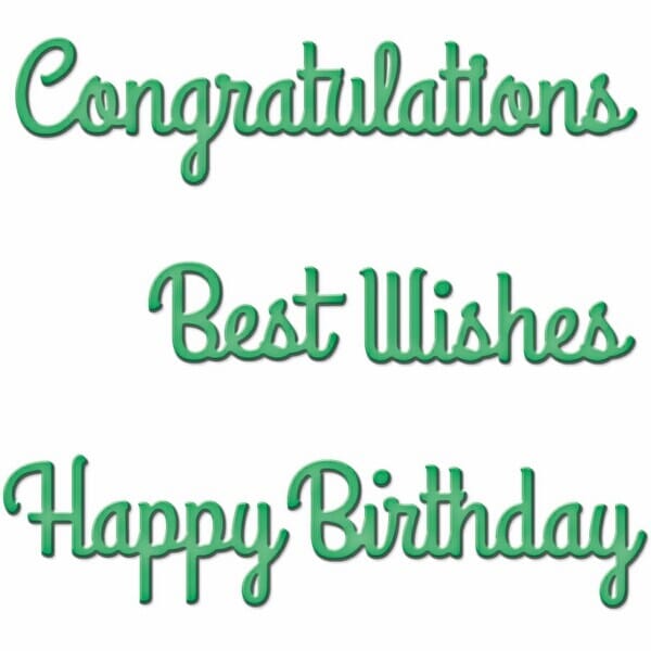 Spellbinders - D-Lites Sentiments One