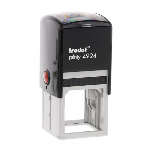Formal Vineyard Square Monogram Stamp | stamps4u.co.uk
