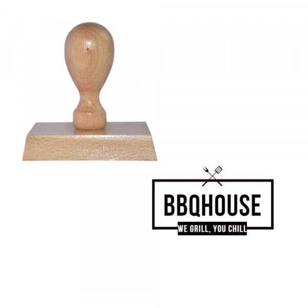 Trodat Wooden Stamp 50x30mm