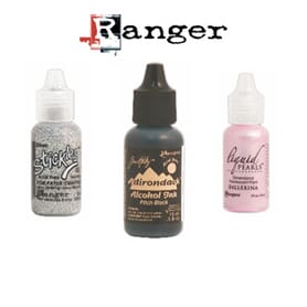 Ranger Inks & Glitter Glue & Liquid Pearls