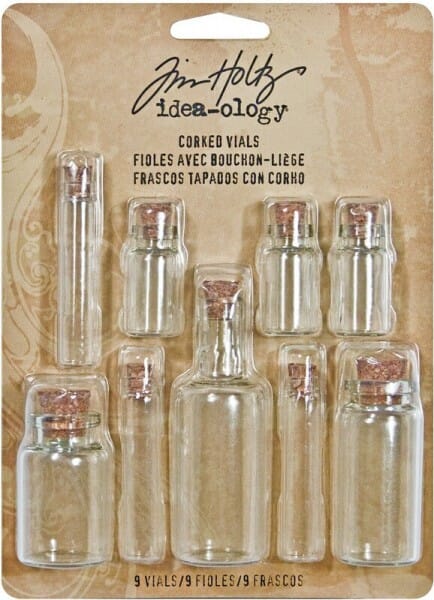 Tim Holtz idea-ology - Corked Vials