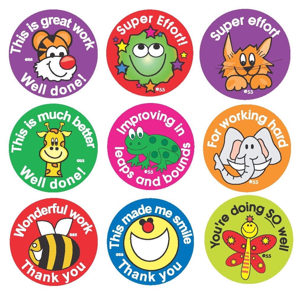 Bumper Pack Stickers - Super Effort | Stamps4u.co.uk