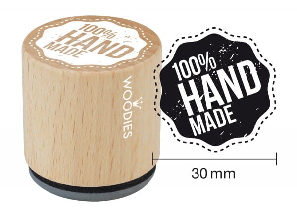 Woodies stamp 100% HANDMADE