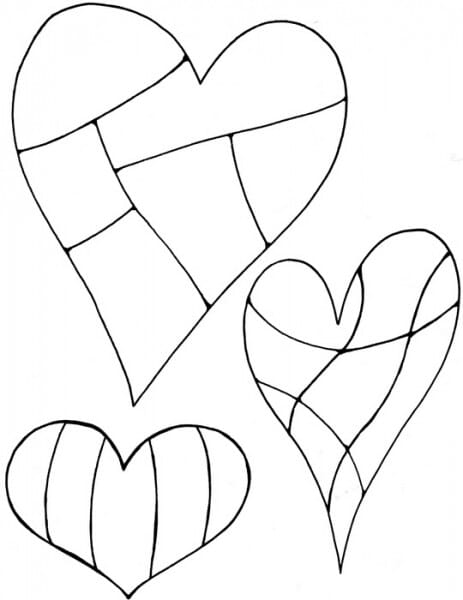 Lindsay Mason Designs - Zendoodles Hearts Clear Stamp