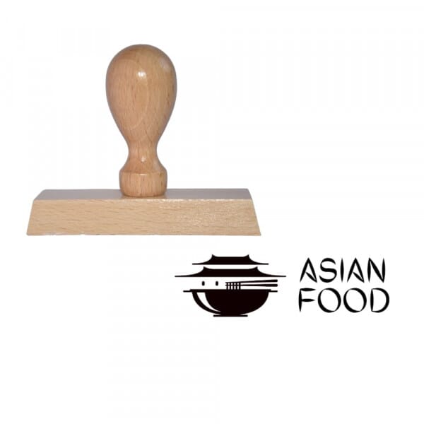 Trodat Wooden Stamp 130x40mm