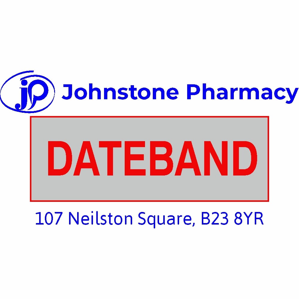 Custom Pharmacy Stamp Name & Address Logo Stamp/Date Stamp 39x23mm