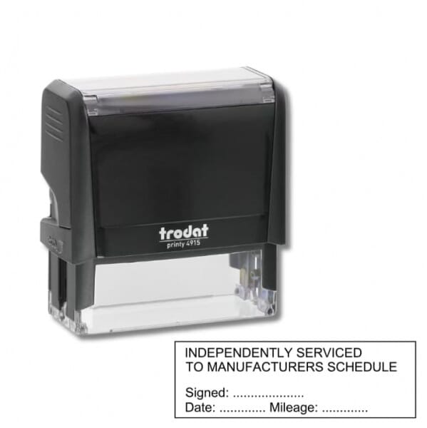 Independently Serviced Mechanic Stamp