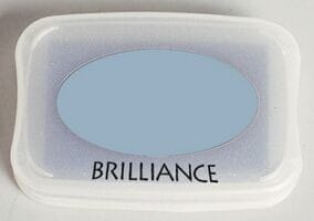 Tsukineko - Pearlescent Ice Blue Brilliance Pad