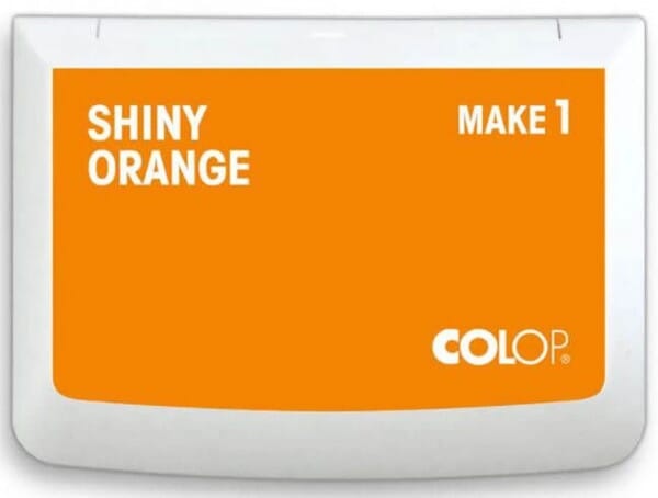 Colop Vegan Stamp Pad Shiny Orange