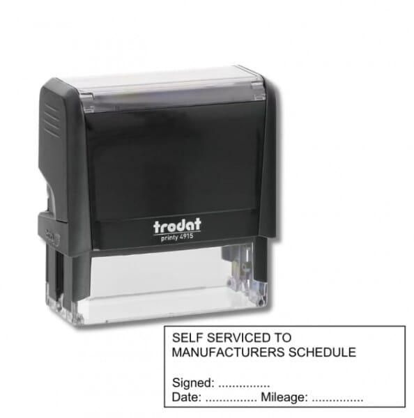 Self Serviced Garage Stamp