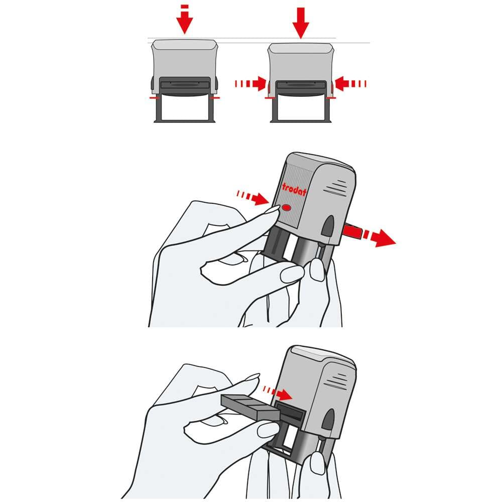 Trodat 4911 Ink Pad Trodat 6/4928 Replacement Ink Pad For Printy 4928-6/4928 Trodat Stamp
