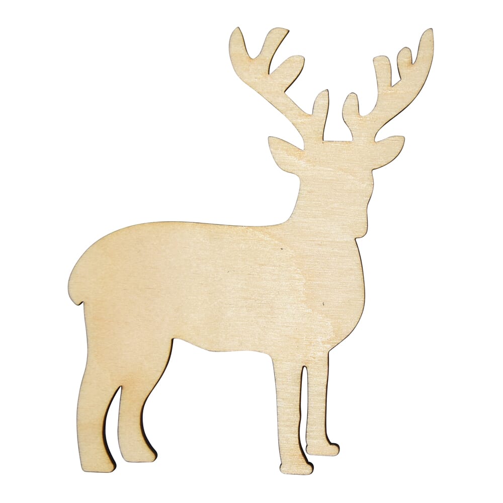 Craft Shapes - Reindeer side profile | Stamps4u.co.uk