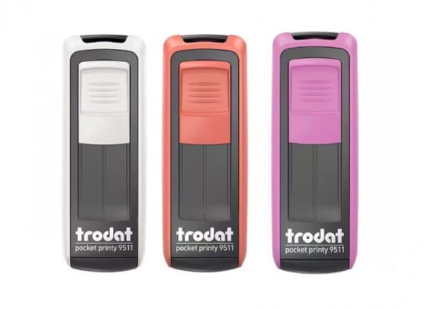 Trodat Self-inking Pocket Printy 9511 | Contact Information Pocket Stamp | 38x14mm - 4 Lines